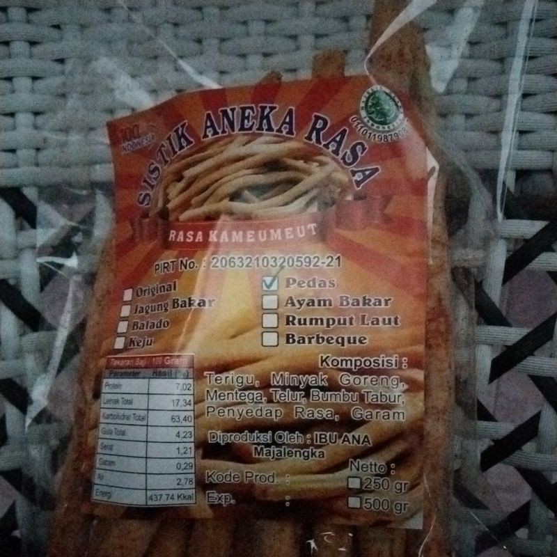 

sistik rasa pedas