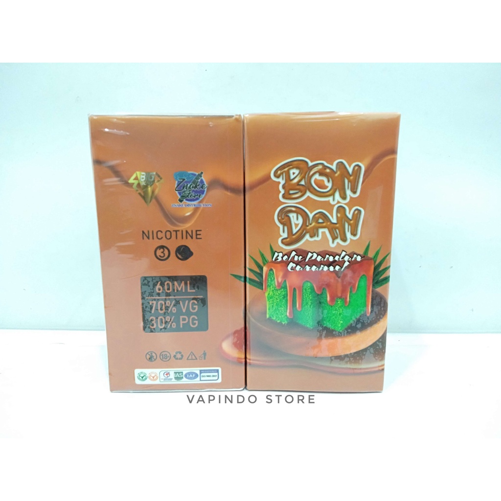 NIC 6MG BONDAN V4 BOLU PANDAN CARAMEL 60ML BY JAVA JUICE LIQUID
