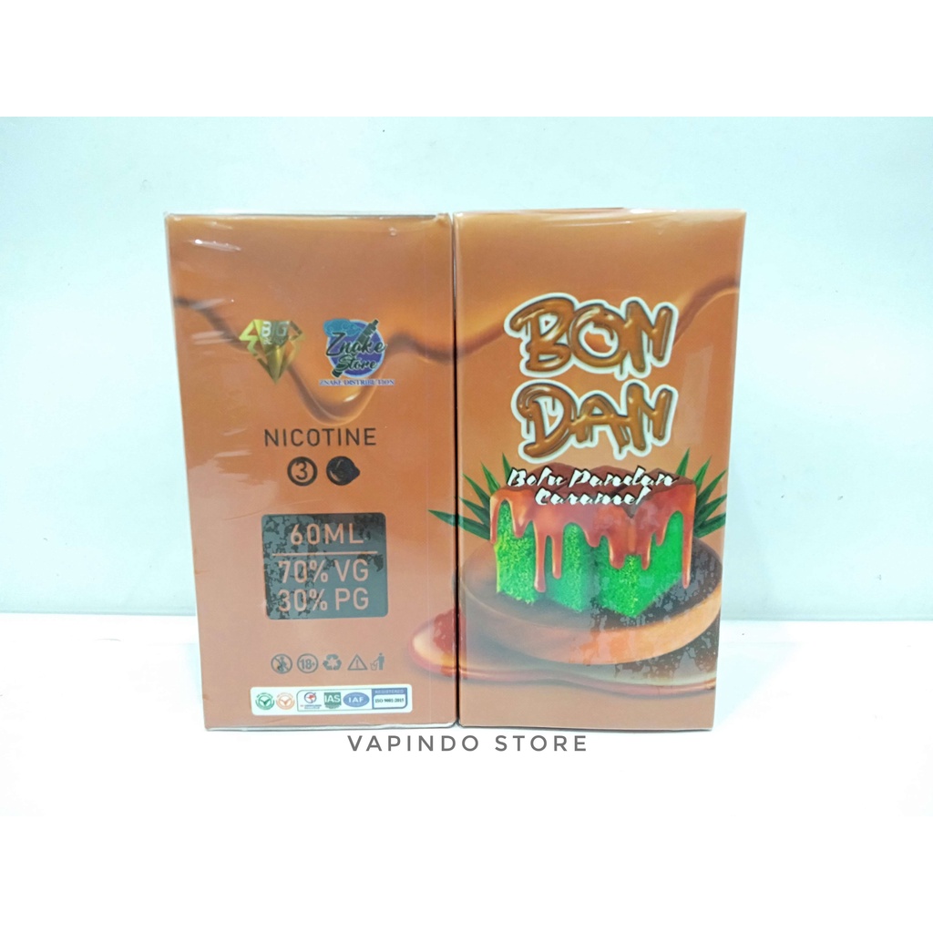 NIC 6MG BONDAN V4 BOLU PANDAN CARAMEL 60ML BY JAVA JUICE LIQUID