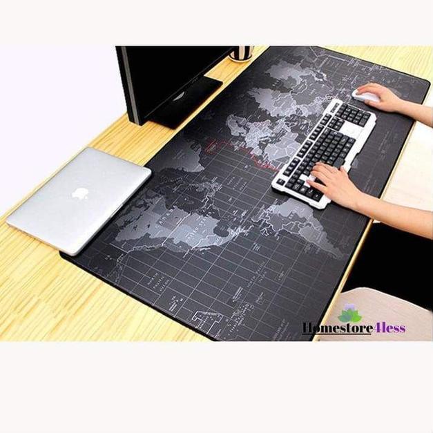 Mouse Pad Raksasa PETA DUNIA JUMBO Besar Taplak Meja LAPTOP KOMPUTER