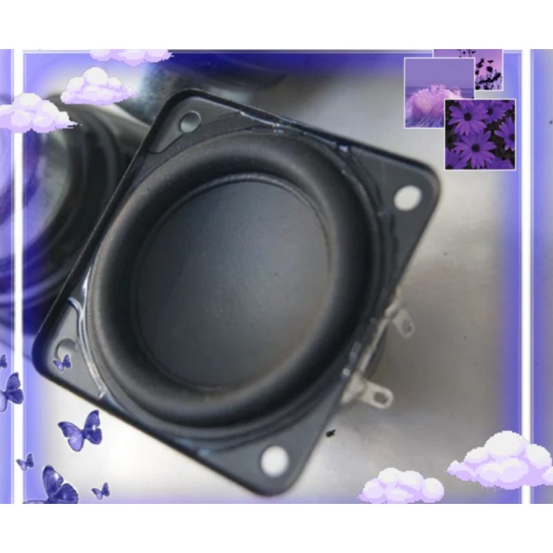 Impor speaker 2 inch 20 Watt 4 ohm fullrange neodymium magnet bass lebih besar mantap