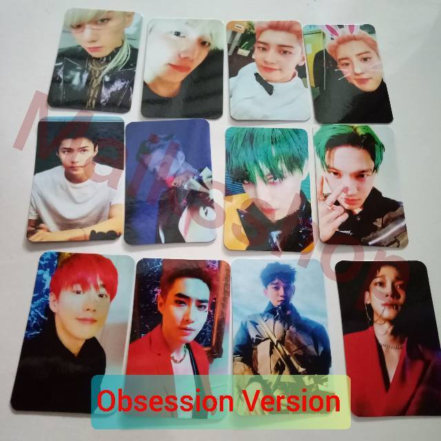 Exo Obsession Photocard Kpop