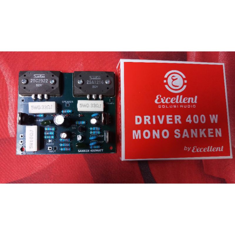 400 WATT MONO DRIVER PLUS SANKEN 5DY SUPER MURAH