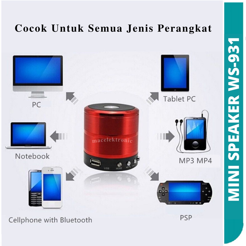 Mini Speaker Wireless Portable Stereo Speaker Lingkaran meriam baja kecil  Mini BT Speaker Bass Wireless Audio Portable Speakers Bulat Meriam Baja Kecil