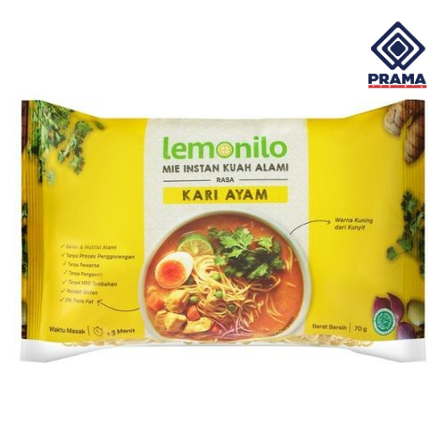 

LEMONILO MIE INSTAN RASA KARI AYAM 70 GR