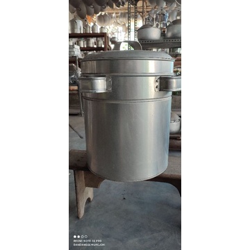 dandang bakso bulat aluminium tebal sekat uk diameter  34