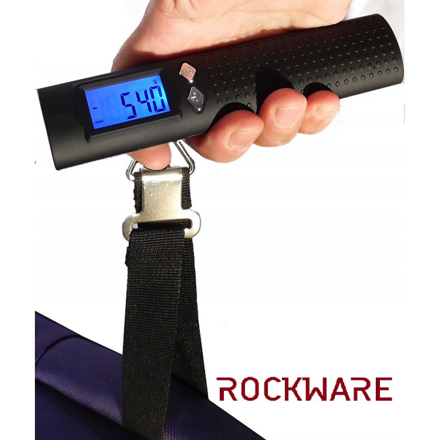 ROCKWARE RW-S30 4-in-1 LCD Digital Electronic Luggage Scale 50 Kg