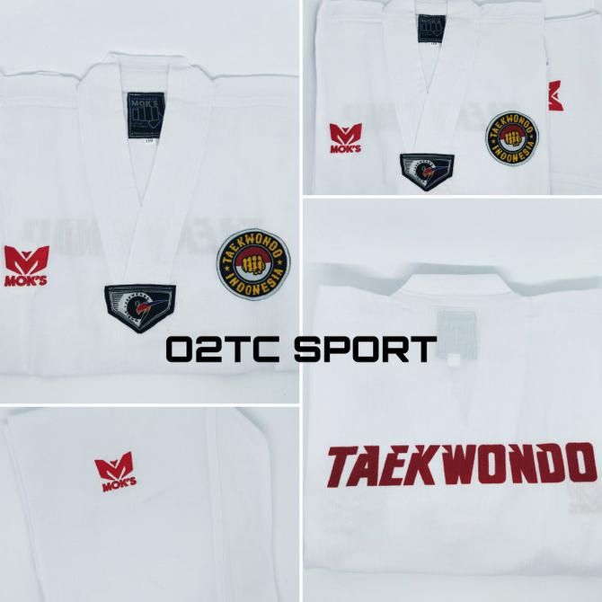 baju taekwondo dobok taekwondo moks young fighter original