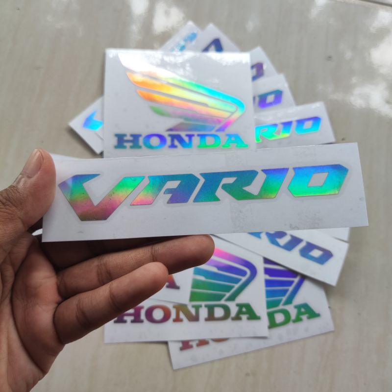 sticker hologram stiker vario