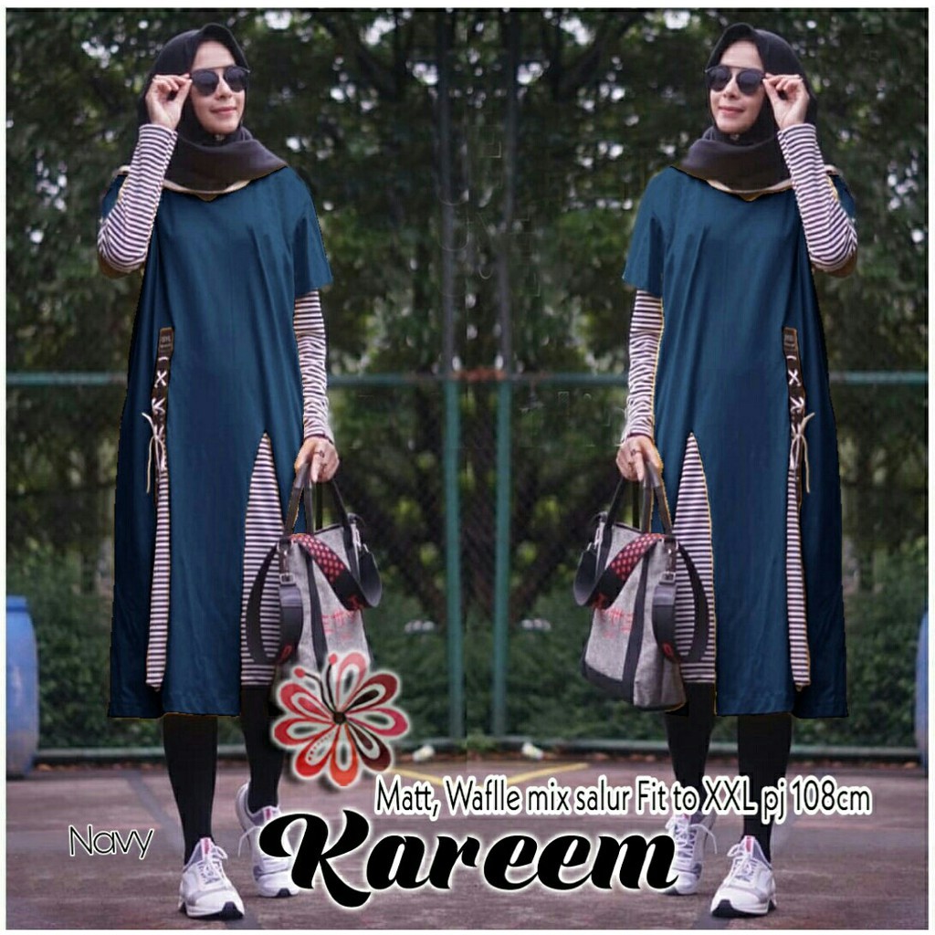 Tunik Haren - Atasan Muslim Wanita - Pakaian Muslim