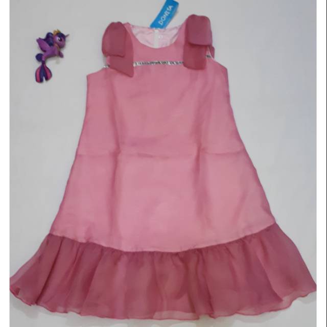 Gaun pesta anak sz 8 merk donita