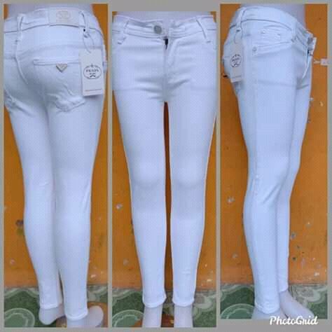 CELANA JEANS WANITA PUTIH