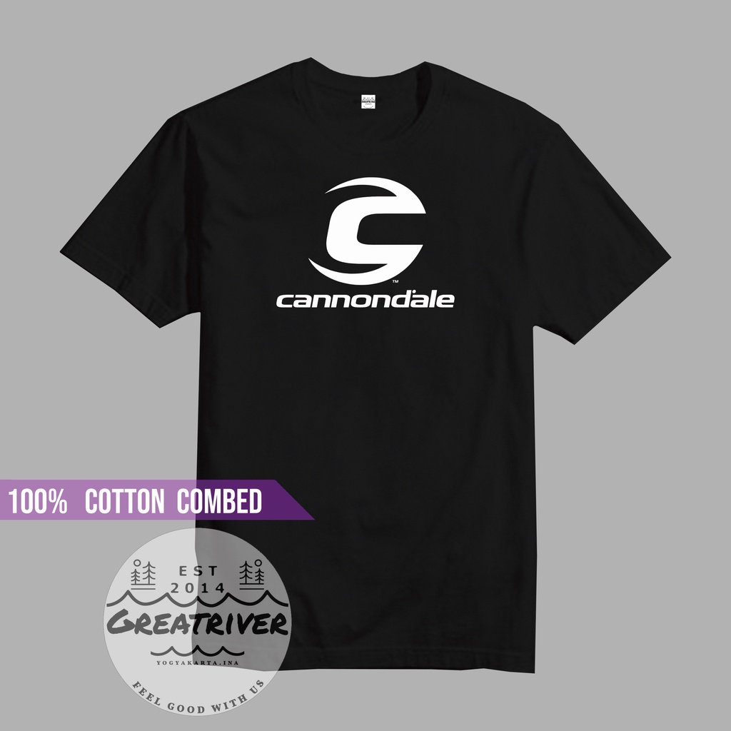 kaos sepeda cannondale logo