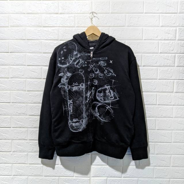 ZIP HOODIE HURLEY SECOND 100% ORIGINAL