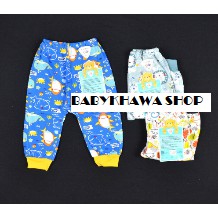 LIBBY 3PCS CELANA PANJANG MOTIF/ CELANA PANJANG BAYI/ CELANA BAYI