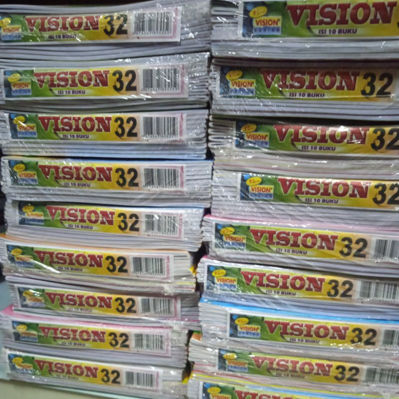

Buku Tulis VISION 32 Lembar (Isi 10 buku)