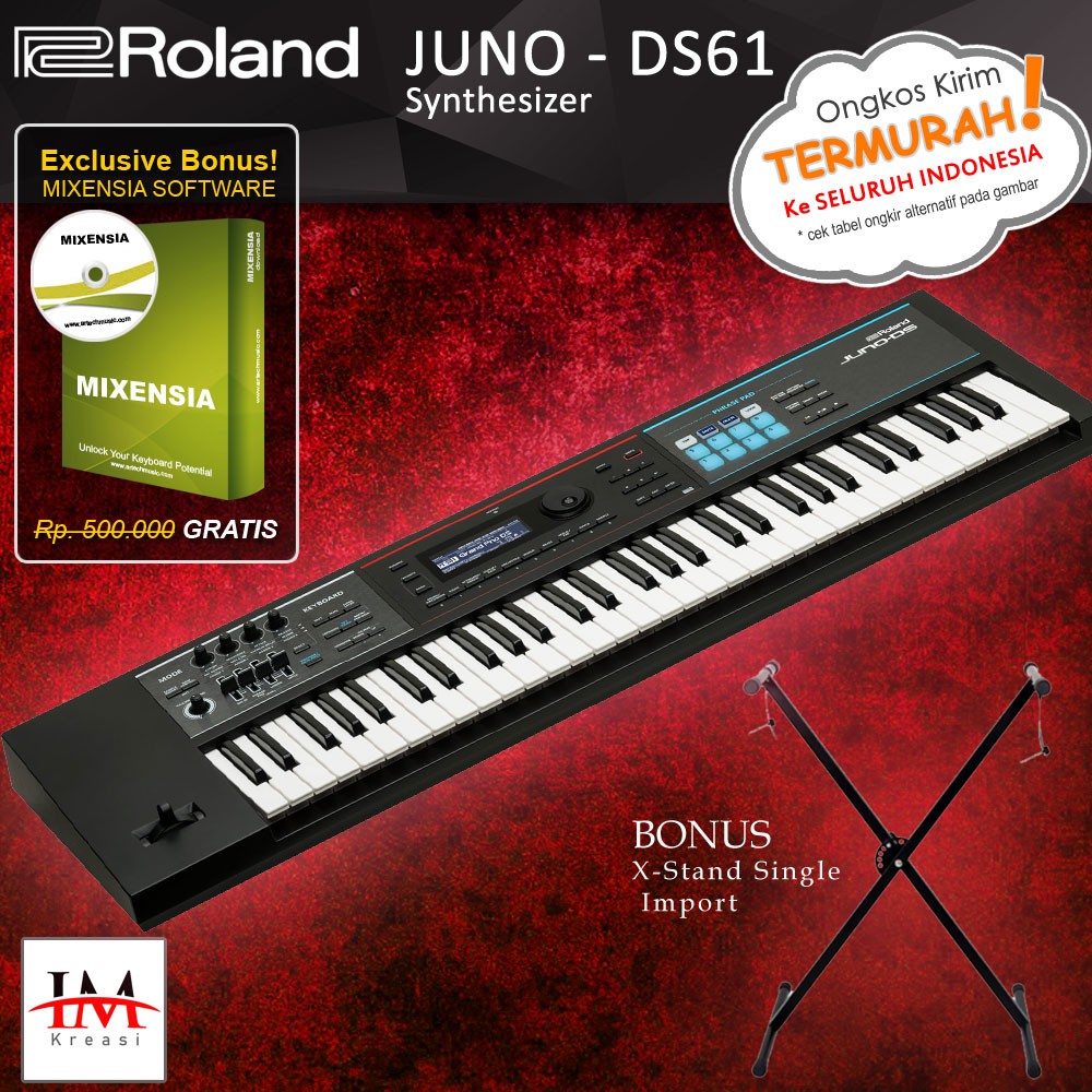 Roland Juno DS61 / DS 61 / JunoDS 61 Synthesizer Digital Piano
