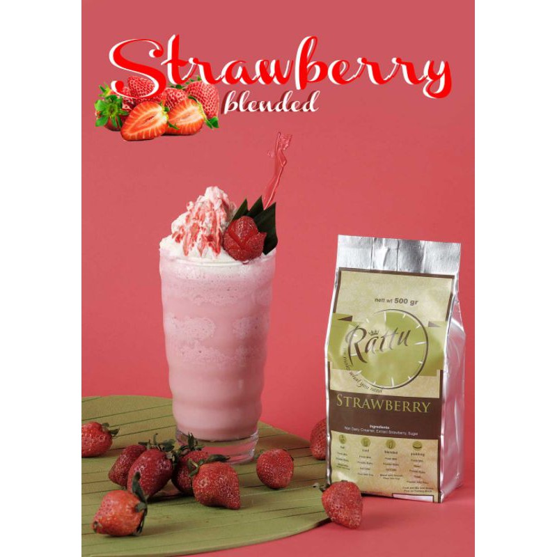 

Strawberry Rattubeverage Kemasan 500grm