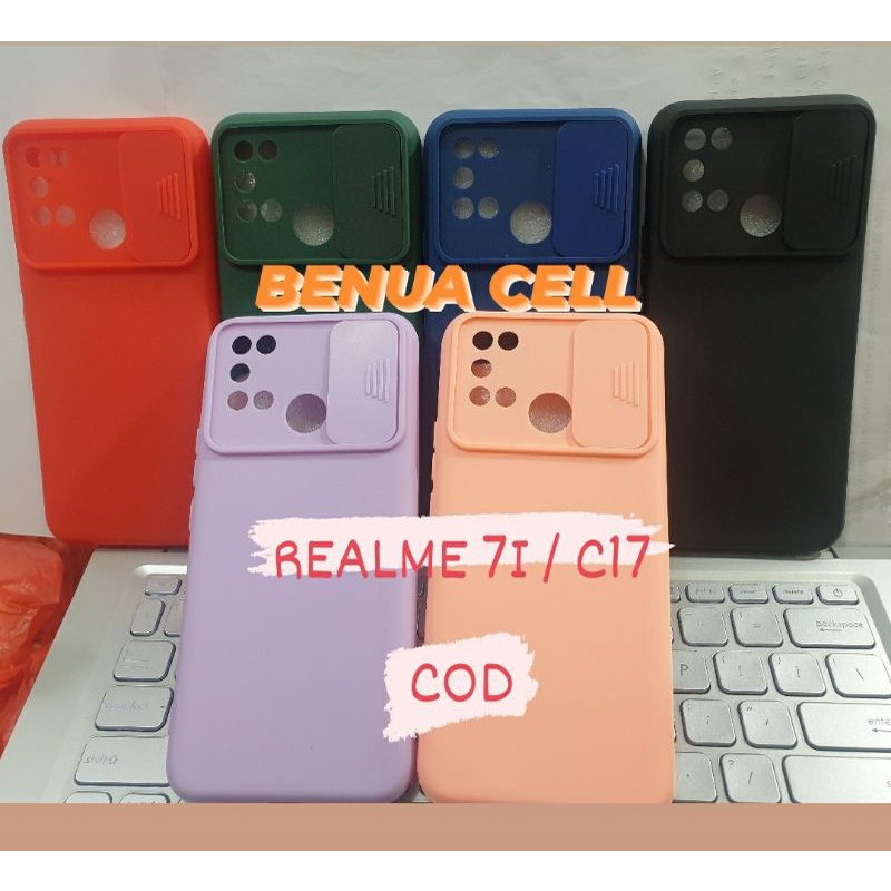 CASE SLIDE REALME 7I / C17 - SLIDE CASE PELINDUNG KAMERA REALME 7I / C17 - BC