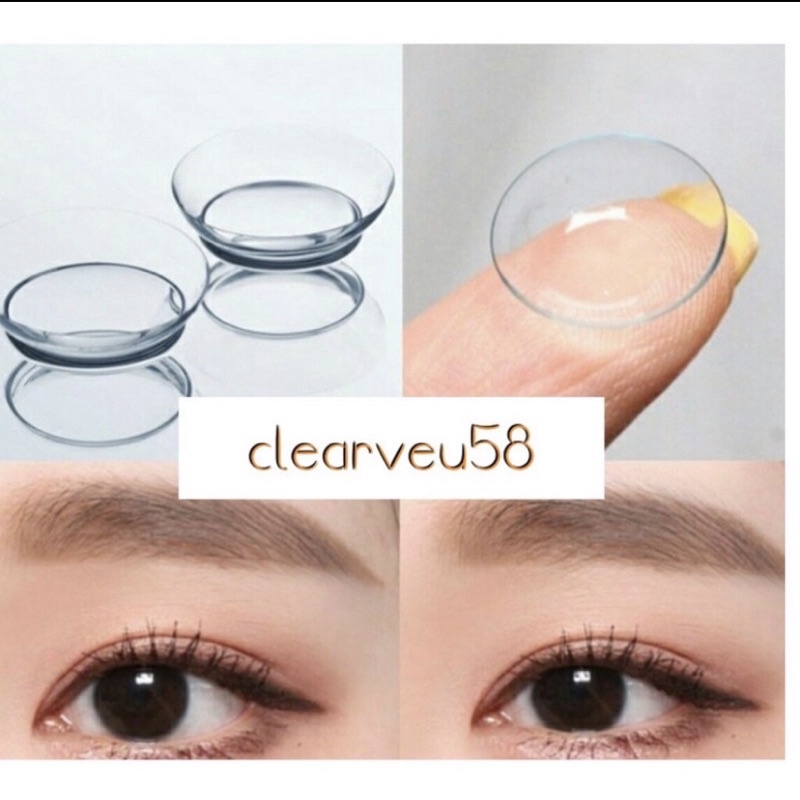 Softlens Clearvue58 (Bening) (Sepasang) MINUS ONLY (0,50 - 10,00)