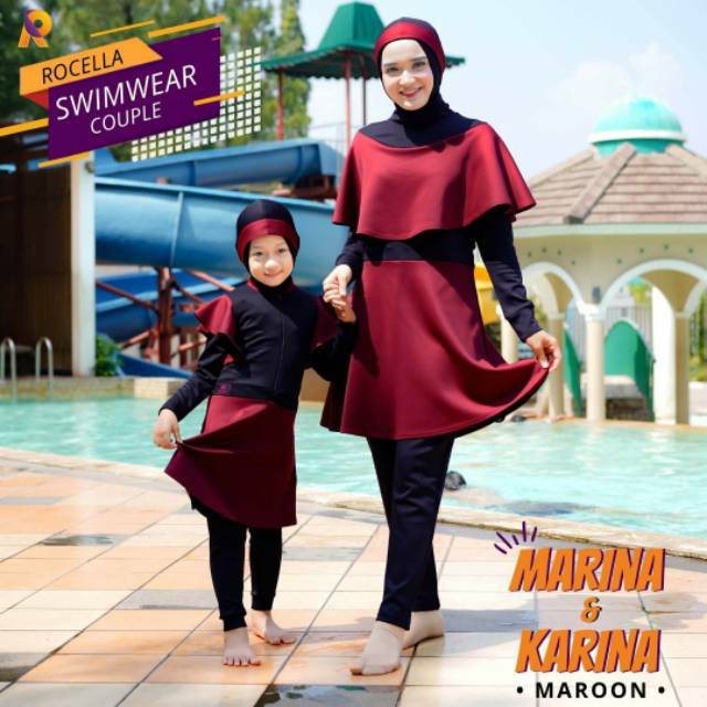 Baju Renang Wanita Muslimah Bahan Premium Baju Renang Cewe Muslimah  Baju Renang Anak Perempuan