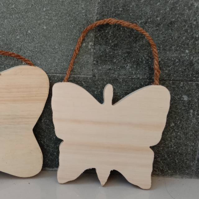 Talenan Telenan Hias Polos Kayu Bentuk Kupu Kecil Shopee Indonesia