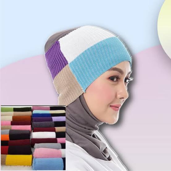 BANDANA 4 WARNA RAJUT INNER CIPUT 4 WARNA