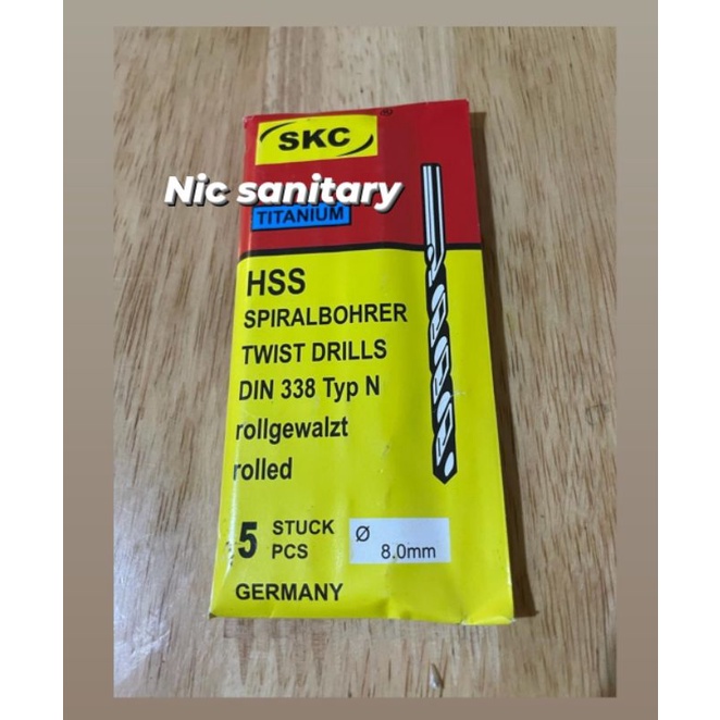 Mata bor besi 8MM mata bor besi murah 8MM mata bor besi kuning 8MM