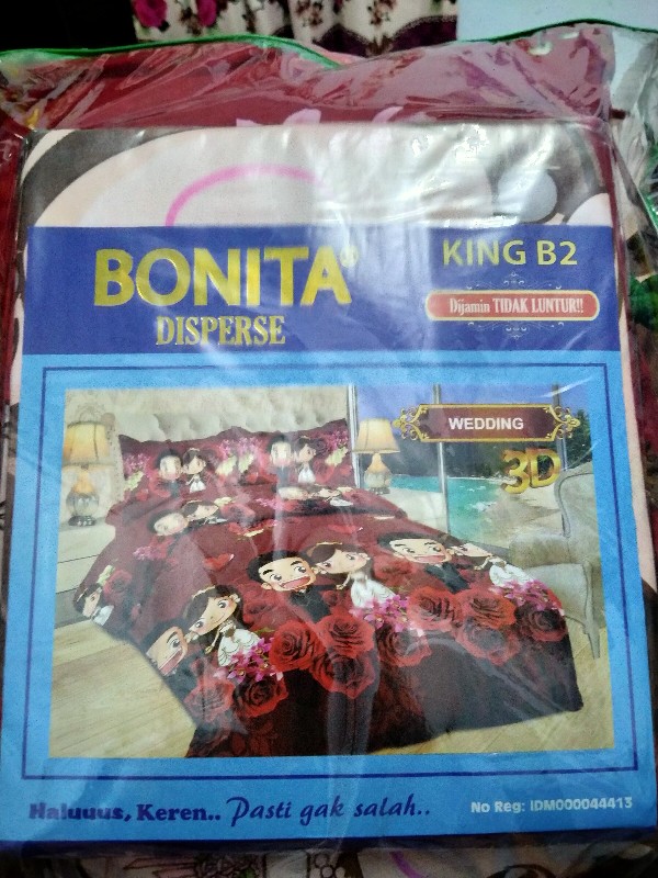 Sprei Bonita Wedding Terlaris Original - Variasi