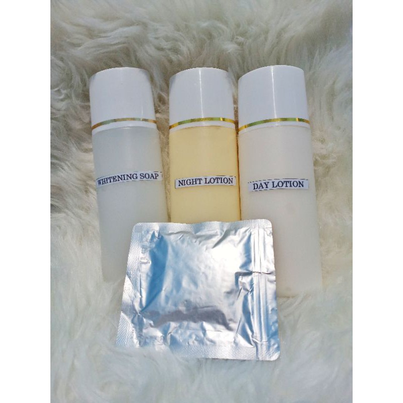 Satu set perawatan tubuh