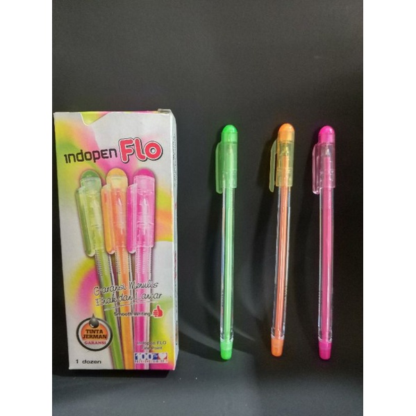 

Pulpen Indopen Flo Hotliner Tinta Jerman / Bolpoin