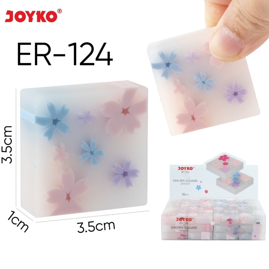 

PENGHAPUS HAPUSAN ERASER JOYKO ER-124 SAKURA HARGA 1Pcs saja