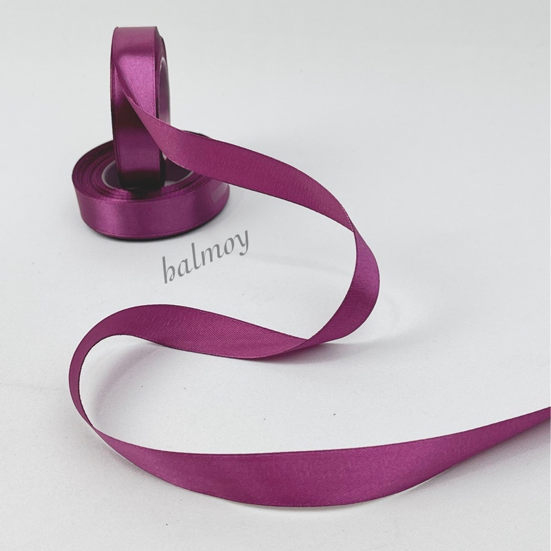 

PITA SATIN KAIN 3/4 INCI / 2 CM WARNA BYZANTIUM #171