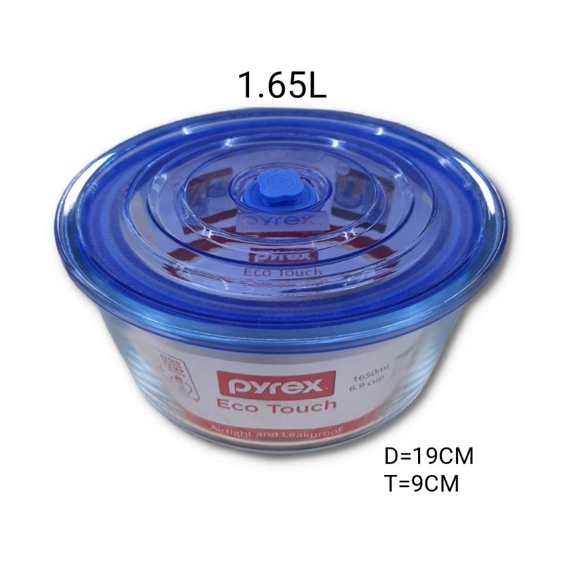 PYREX MANGKOK ECO TOUCH ROUND 1.65L