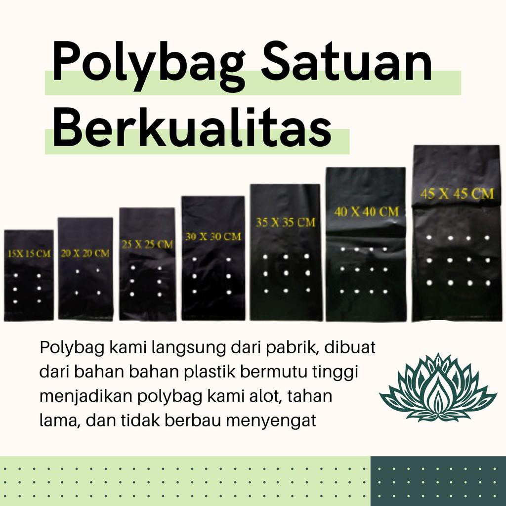 Polybag Tanaman Plastik Polibag Tebal Berkualitas 10x15 20x20 25x25 30x30 35x35 40x40 50x50