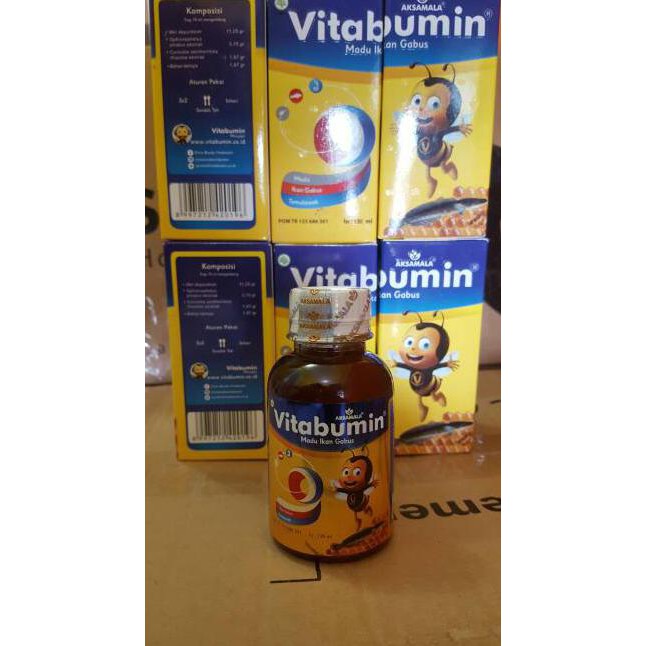 

New Product Madu Anak Vitabumin Ekstrak Albumin Ikan Gabus Asli / Original Pengiriman Cepat
