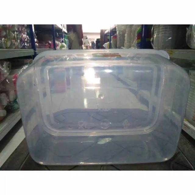 Toples bening trisula pack isi 12 pcs ukuran 1800 ML