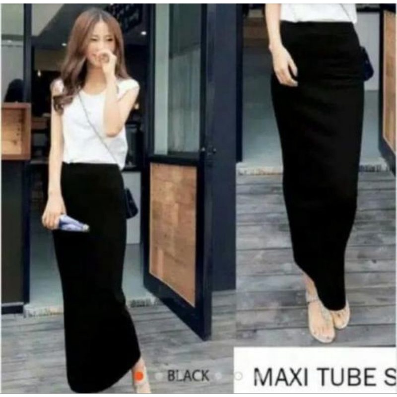 ROK SPAN PANJANG / RAJUT ROK SPAN PREMIUM