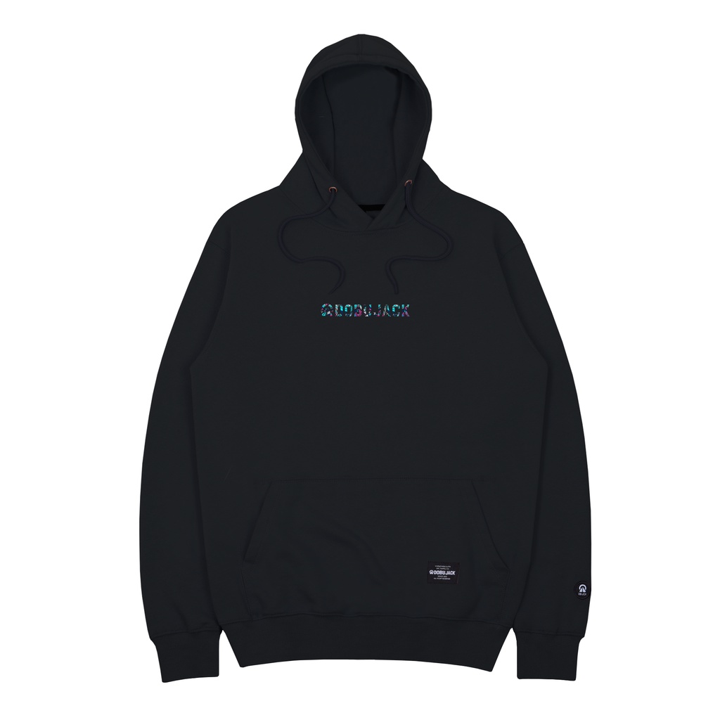 ORIGINAL DOBUJACK LITTLE LOGO BLOOMY BLACK HOODIE
