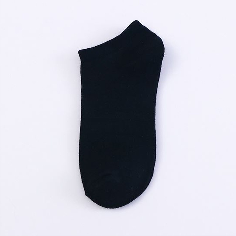 GANNISE - Kaos Kaki Polos Panjang Diatas Mata Kaki Kaoskaki Office Olahraga Fashion KK0007-KK0003 BLACK