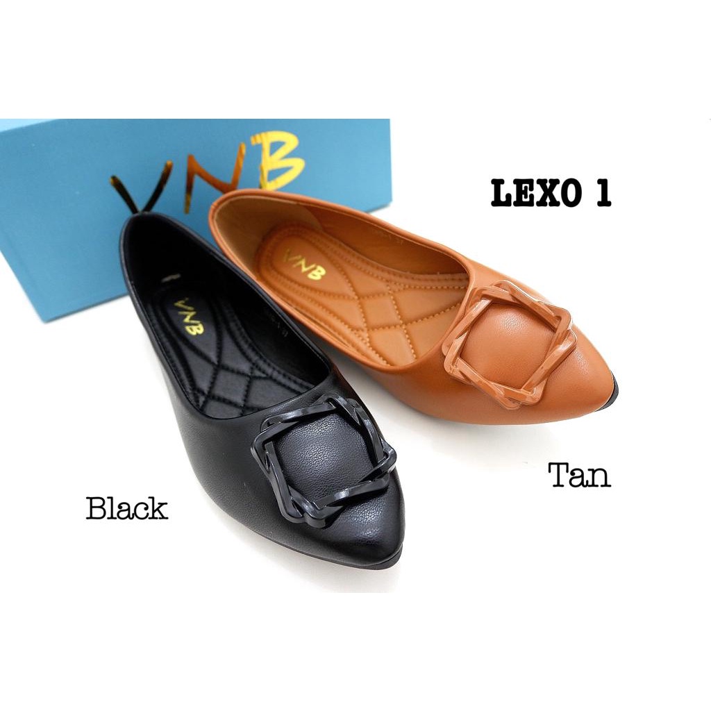 Sepatu flatshoes Wanita Wedges Kerja Import