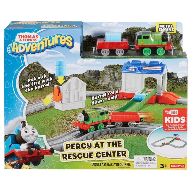 Thomas and Friends Adventures Percy at the Rescue Center mainan kereta anak