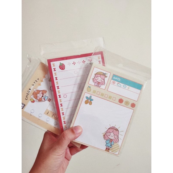 [ORGM] Memo Pad isi 100 lembar check list memo notepad-4