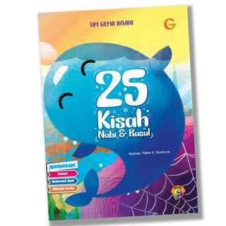(Hard Cover) 25 Kisah Nabi dan Rasul - Gema Insani - Buku Anak Muslim