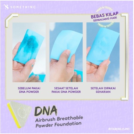 ★ BB ★ SOMETHINC DNA Airbrush Breathable Powder Foundation - Bedak Padat