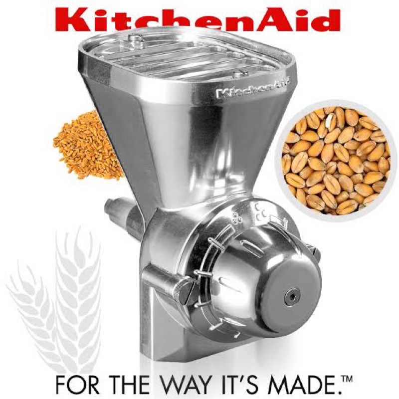 KitchenAid Grain Mill Stainless Attachment - KGM