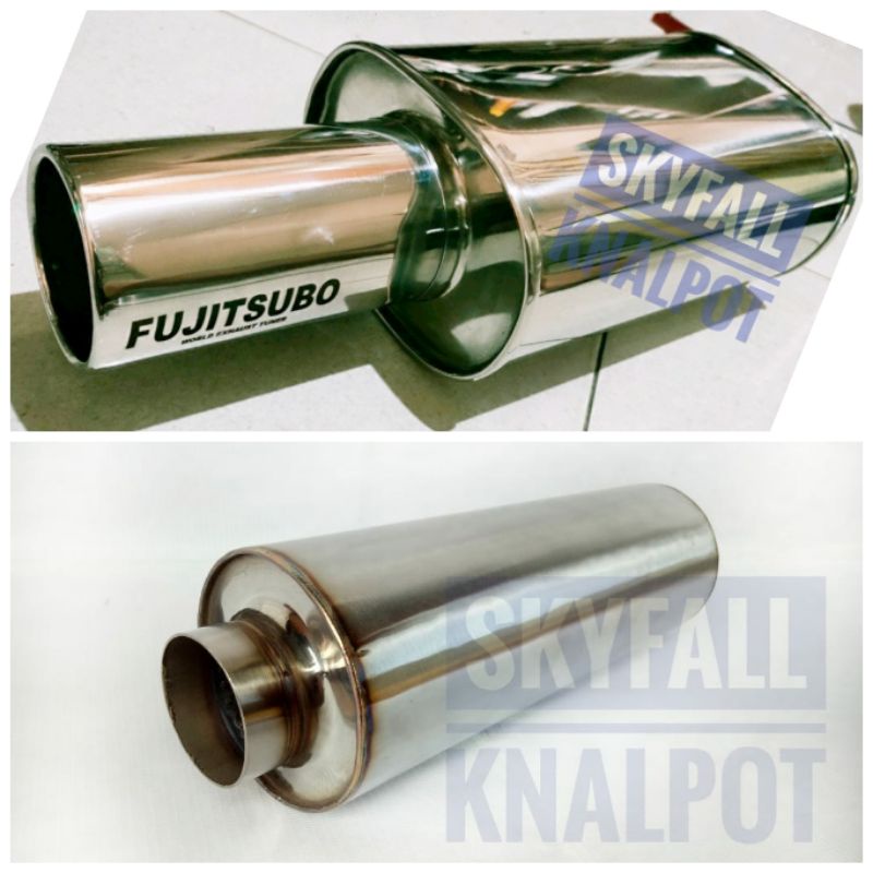 Knalpot FUJITSUBO DAN RESONATOR MOBIL SUARA BASS ADEM