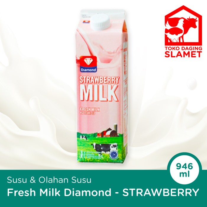 

Susu Fresh Milk Diamond Strawberry 946 ml