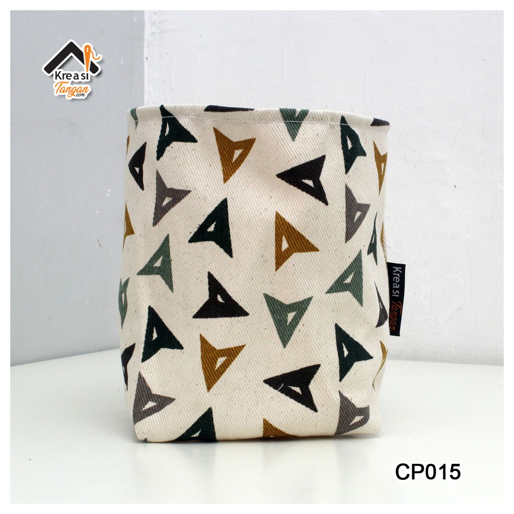 COVER POT TEMPAT PENYIMPANAN MOTIF MINIMALIS AESTHETIC CP015