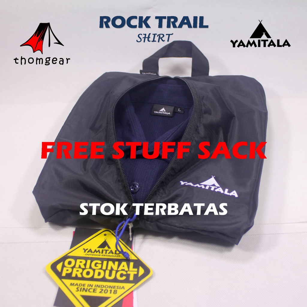 Thomgear Yamitala Rock Trail Pdl Kemeja Lapangan Ringan Quick Dry Free Stuff Sack Terbatas